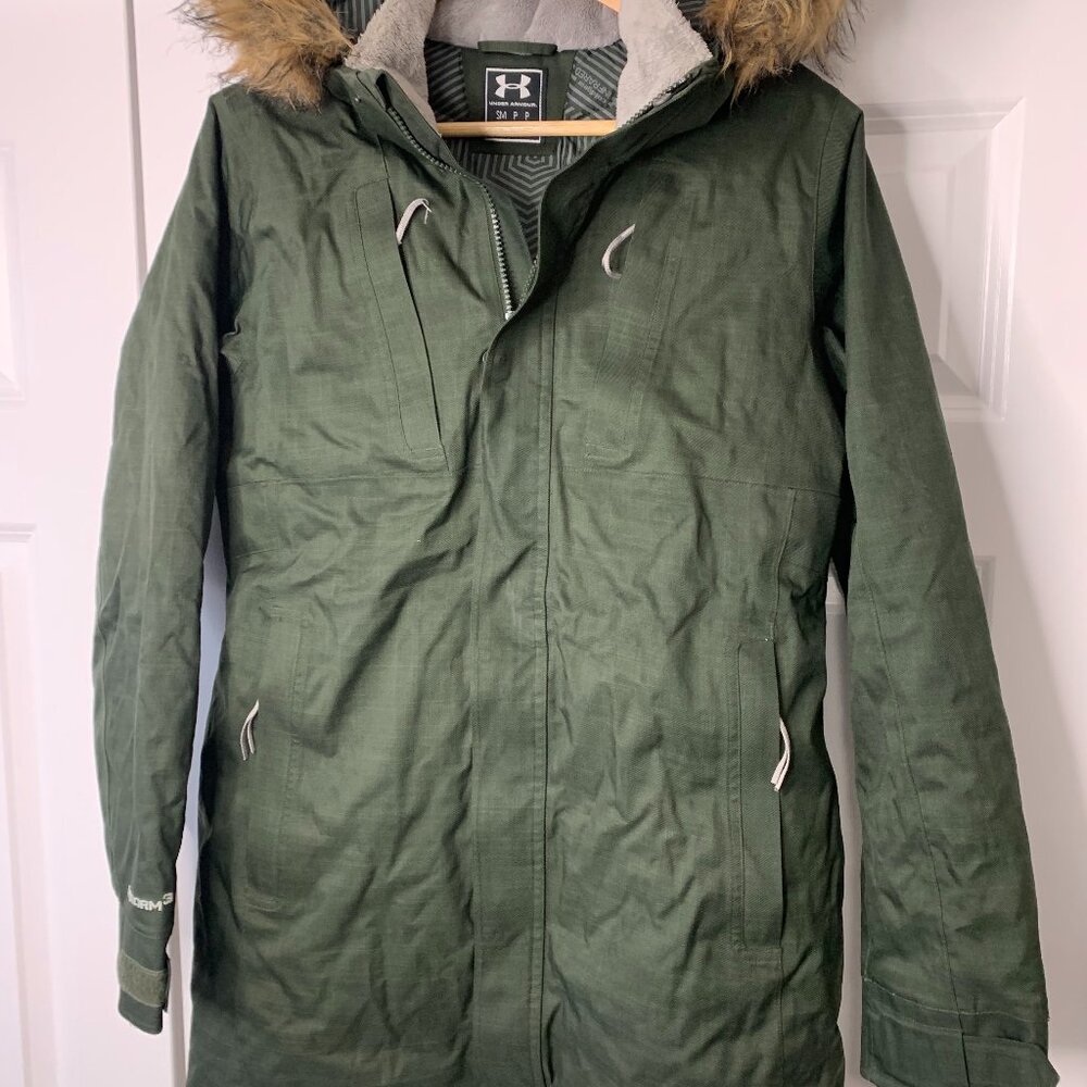 UNDER ARMOUR COLD GEAR INFRARED STORM 3 JACKET WOMENS SIZE SM (US 4-6 )